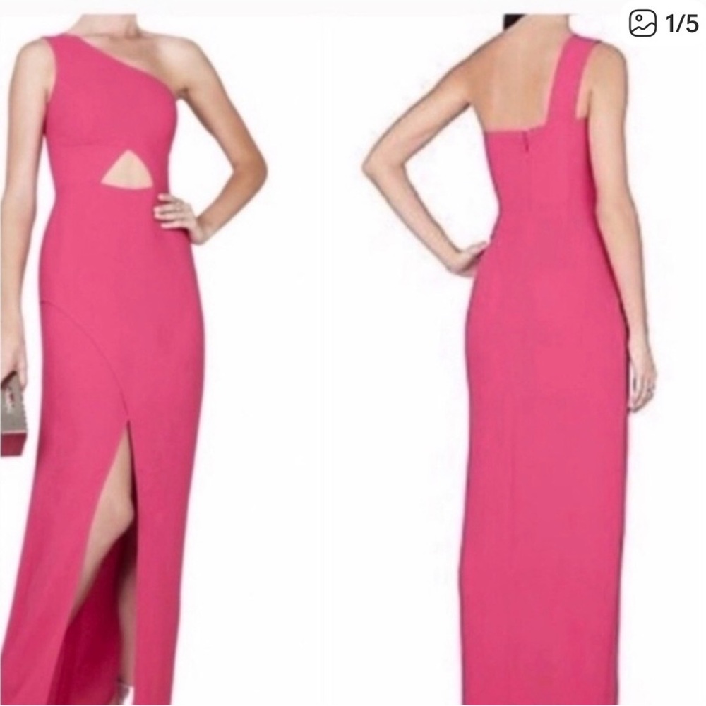 BCBG maxazria One-Shoulder Dress